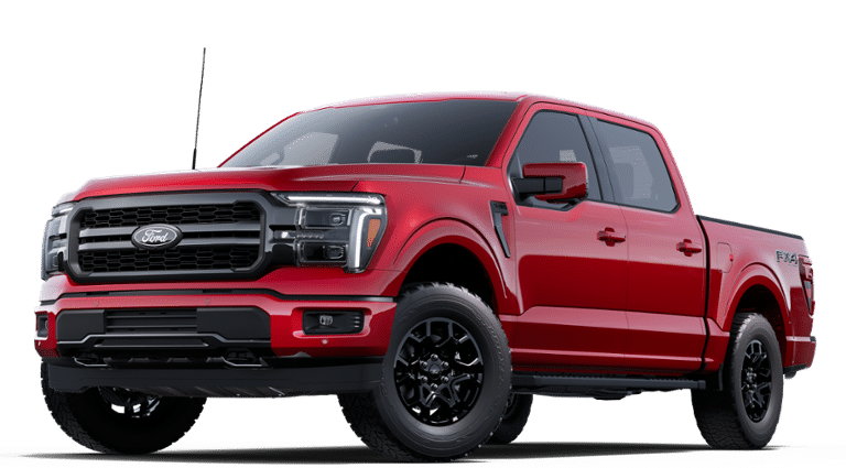 2025 Rapid Red Metallic Tinted Clearcoat Ford F-150 LARIAT 4X4 Truck